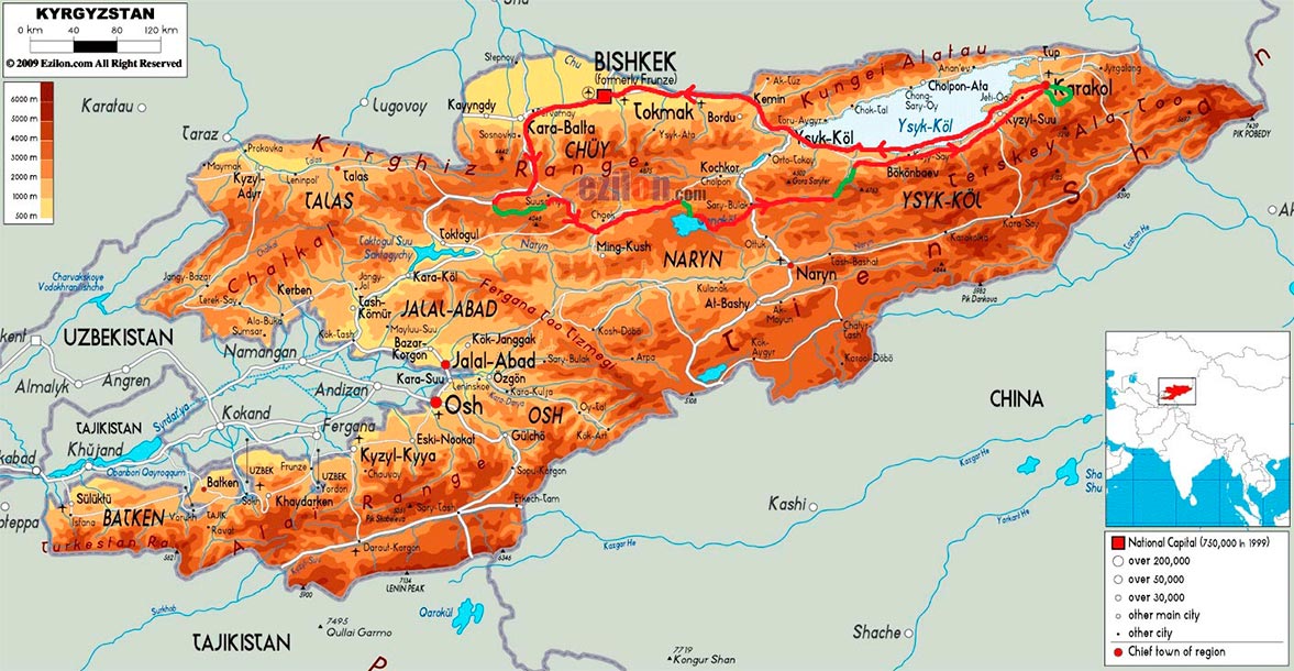 Trek au Kirghizistan, randonnée, vélo et ski de randonnée