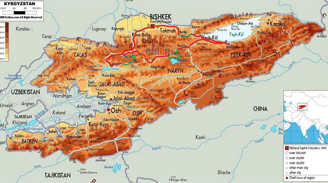 Trek au Kirghizistan, randonnée, vélo et ski de randonnée